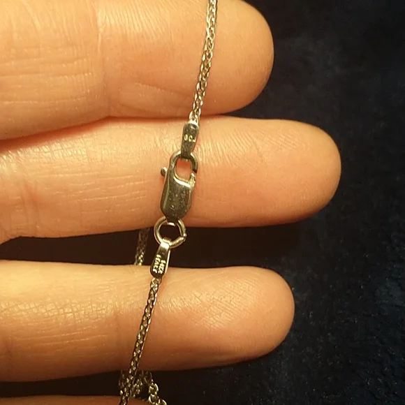 14k Italian white gold solid - Picture 3 of 8